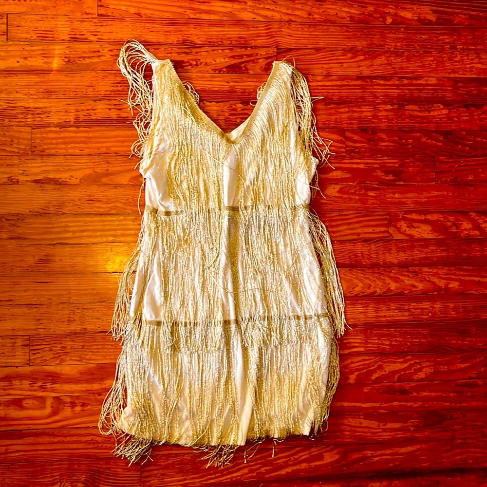 Sling Tassel Fringe Sparkly Party Cocktail Dress Bodycon Dress - Picture 1 of 1